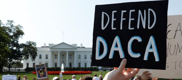 Manifestación a favor de DACA en EEUU (archivo) Manifestación a favor de DACA en EEUU (archivo) - Sputnik Mundo