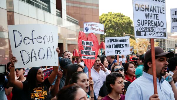 La manifestación a favor de DACA en EEUU - Sputnik Mundo