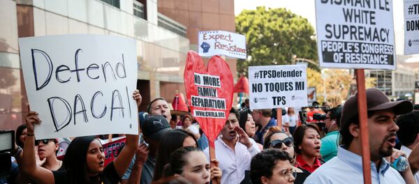 La manifestación a favor de DACA en EEUU (archivo) - Sputnik Mundo