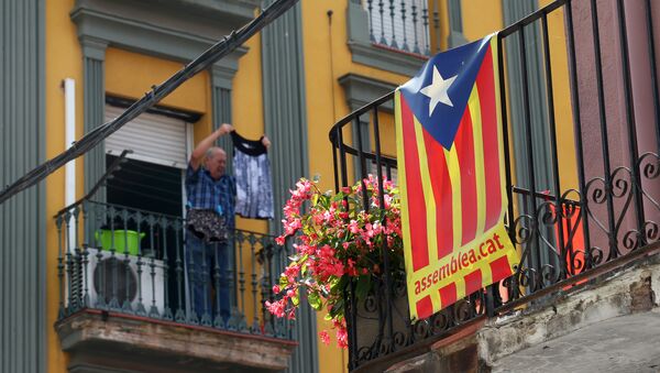 Estelada, bandera separatista de Cataluña - Sputnik Mundo