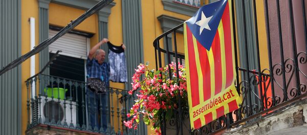 Estelada, bandera separatista de Cataluña - Sputnik Mundo