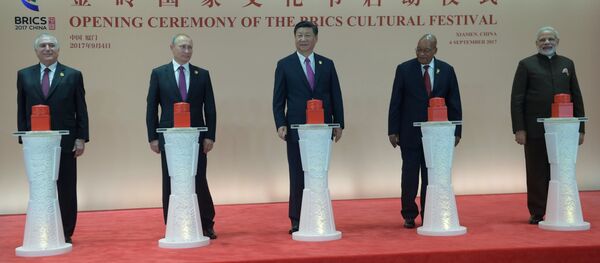 Presidentes de los países del grupo BRICS - Sputnik Mundo
