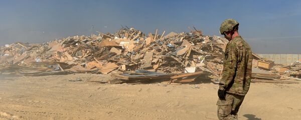 Base aérea de EEUU en Bagram, Afganistán - Sputnik Mundo