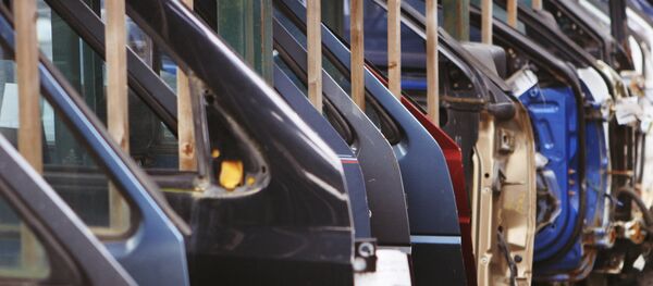 Fábrica de coches (imagen referencial) - Sputnik Mundo