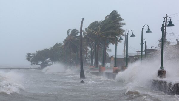 La llegada del huracán Irma en Puerto Rico - Sputnik Mundo