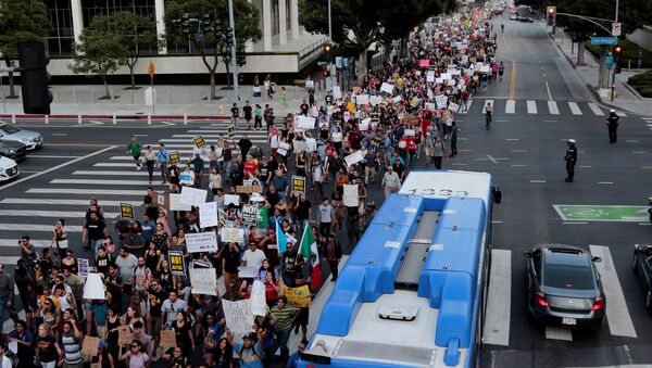 Protesta a favor del DACA en EEUU - Sputnik Mundo