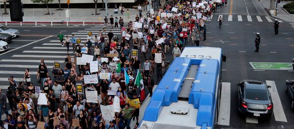 Protesta a favor del DACA en EEUU - Sputnik Mundo