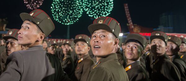 Las celebraciones en Pyongyang tras el exitoso ensayo de la bomba de hidrógeno, Corea del Norte, 6 de septiembre de 2017 - Sputnik Mundo