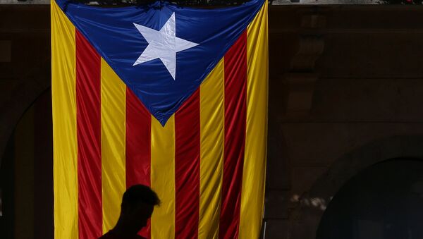 Estelada, bandera independentista de Cataluña (archivo) - Sputnik Mundo