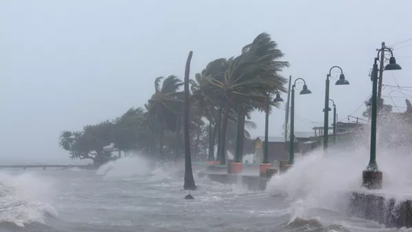 El paso del huracán Irma en República Dominicana - Sputnik Mundo