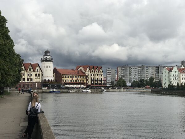 Las casas al estilo alemán son típicas en Kaliningrado - Sputnik Mundo