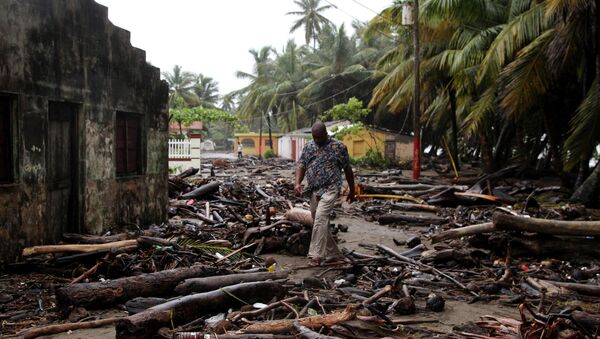 El huracán Irma en República Dominicana - Sputnik Mundo