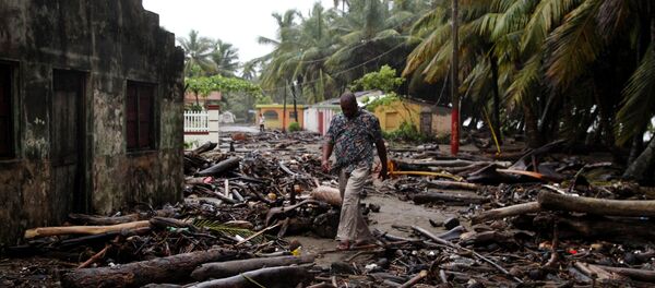 El huracán Irma en República Dominicana El huracán Irma en República Dominicana - Sputnik Mundo