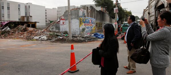 Las consecuencias del terremoto en México - Sputnik Mundo
