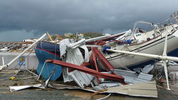 Las consecuencias del huracán Irma en las Islas Vírgenes - Sputnik Mundo