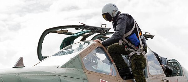 Un piloto ruso en Siria (archivo) - Sputnik Mundo
