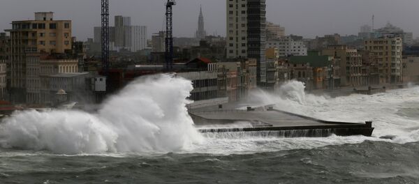 El paso del huracán Irma por La Habana, Cuba, 9 de septiembre de 2017 - Sputnik Mundo
