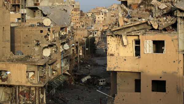 Edificios destruidos en Deir Ezzor - Sputnik Mundo