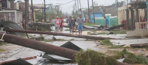 Las consecuencias del huracán Irma en Cuba Las consecuencias del huracán Irma en Cuba - Sputnik Mundo
