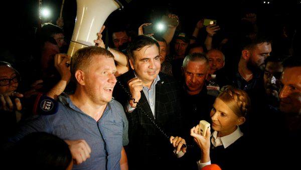 Mijaíl Saakashvili, expresidente de Georgia y exgobernador de la región ucraniana de Odesa Mijaíl Saakashvili, expresidente de Georgia y exgobernador de la región ucraniana de Odesa - Sputnik Mundo