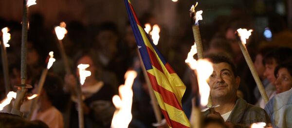 Demostración por la independencia en Cataluña - Sputnik Mundo