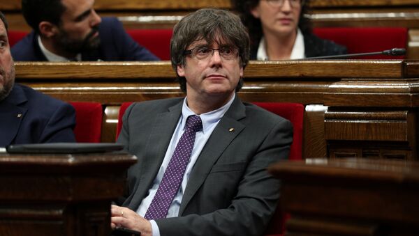 Carles Puigdemont, presidente de Cataluña - Sputnik Mundo