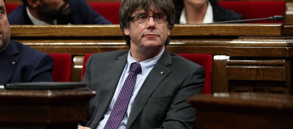 Carles Puigdemont, presidente de Cataluña - Sputnik Mundo