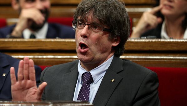 Carles Puigdemont, expresidente de Cataluña - Sputnik Mundo