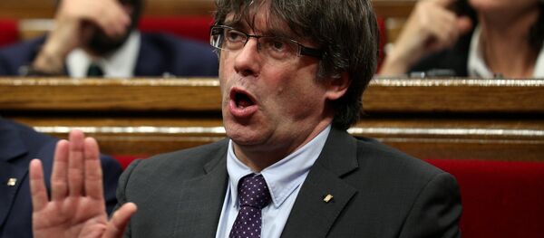Carles Puigdemont, presidente de Cataluña - Sputnik Mundo