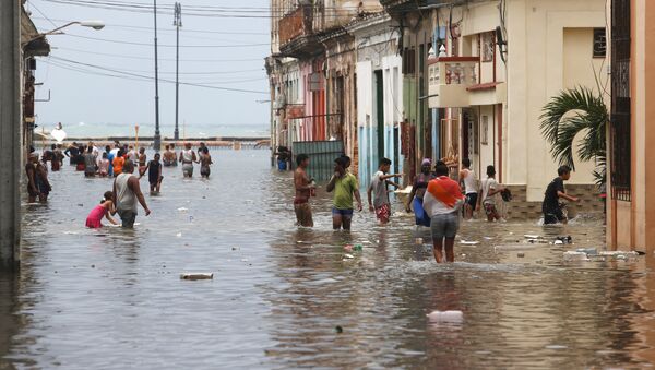 Huracán Irma en La Habana, Cuba - Sputnik Mundo