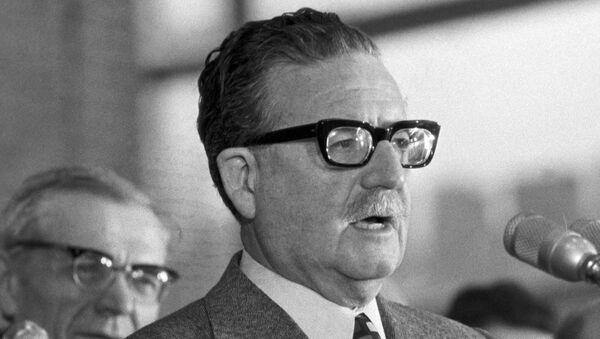 El expresidente chileno Salvador Allende en Moscú - Sputnik Mundo