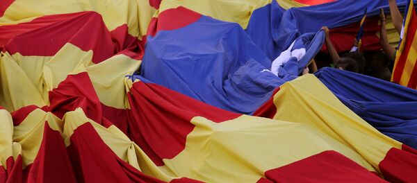 La bandera de Cataluña La bandera de Cataluña - Sputnik Mundo