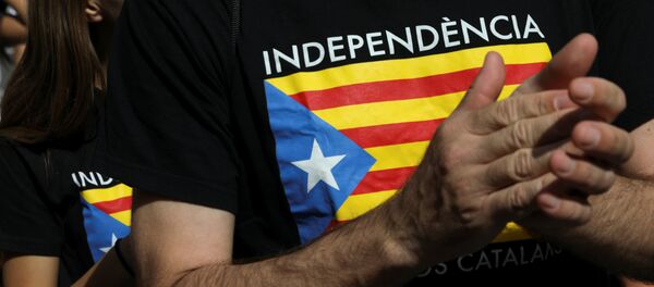 Partidarios de la independencia de Cataluña - Sputnik Mundo