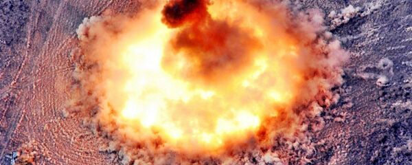 Explosión termobárica (imagen referencial) - Sputnik Mundo