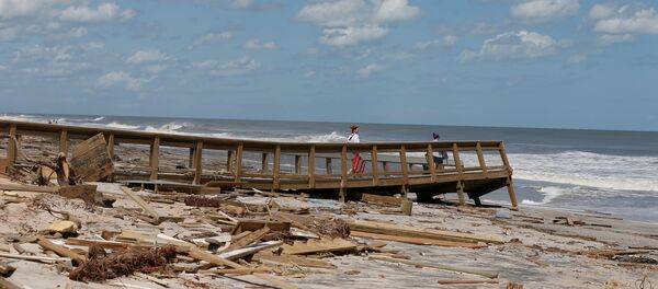 Consecuencias del huracán Irma en Florida, EEUU - Sputnik Mundo