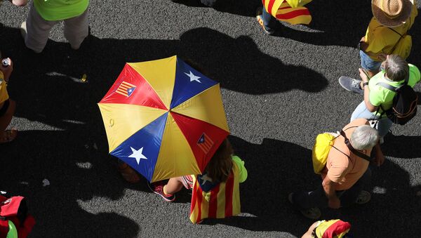 Partidarios de la independencia de Cataluña - Sputnik Mundo