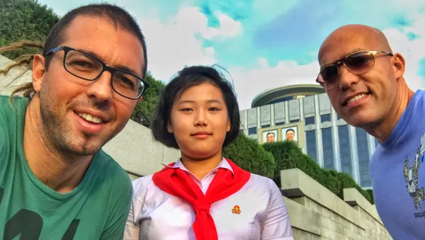 Filip Milosavljevic, guía turístico en Corea del Norte