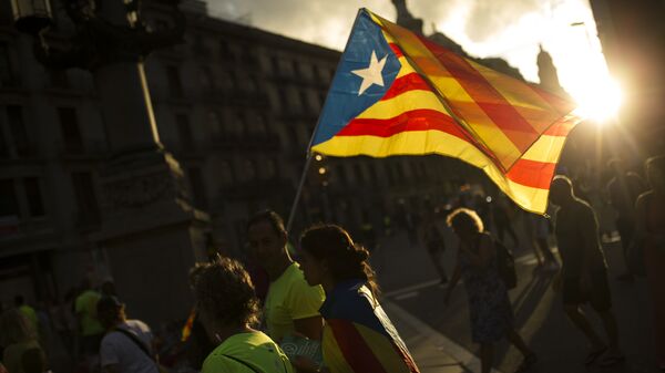 Estelada, bandera separatista de Cataluña - Sputnik Mundo