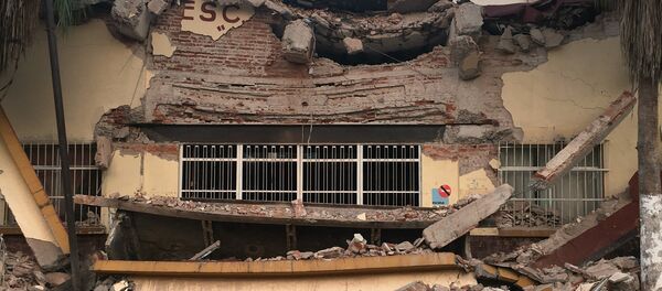 Consecuencias del terremoto en México - Sputnik Mundo