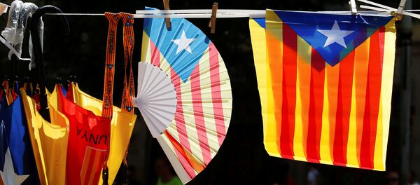 Estelada, bandera separatista de Cataluña - Sputnik Mundo