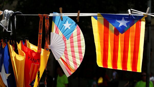 Estelada, bandera separatista de Cataluña - Sputnik Mundo