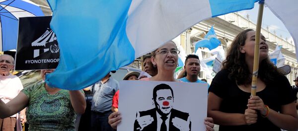 Protestas en Guatemala - Sputnik Mundo