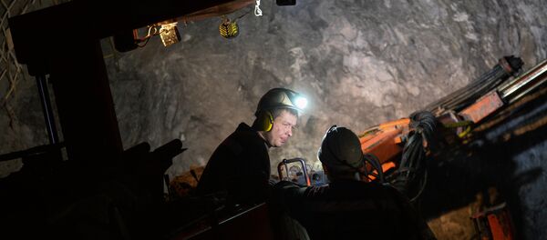 Mineros (imagen referencial) Mineros (imagen referencial) - Sputnik Mundo