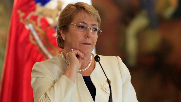 Michelle Bachelet, presidenta de Chile - Sputnik Mundo