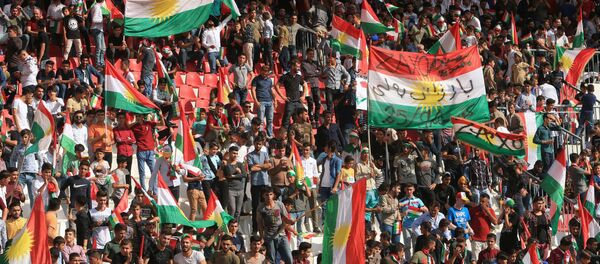 Partidarios del referéndum en el Kurdistán iraquí - Sputnik Mundo