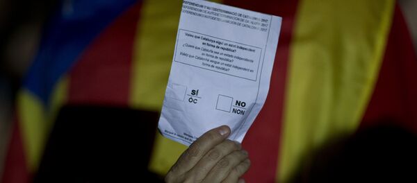 Un boletín no ofical del referéndum de autodeterminación de Cataluña - Sputnik Mundo