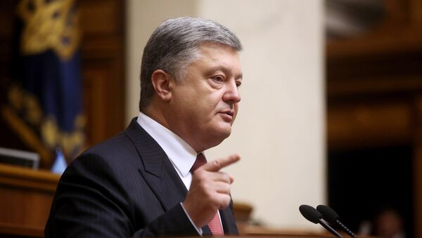 El presidente de Ucrania Petró Poroshenko - Sputnik Mundo