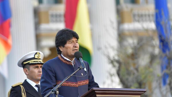 Evo Morales, presidente de Bolivia - Sputnik Mundo