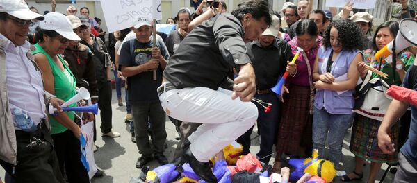 Protestas contra corrupción en Guatemala Protestas contra corrupción en Guatemala - Sputnik Mundo