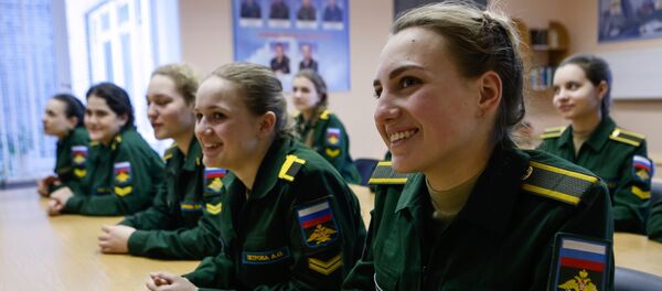 Estudiantes de una academia militar rusa - Sputnik Mundo